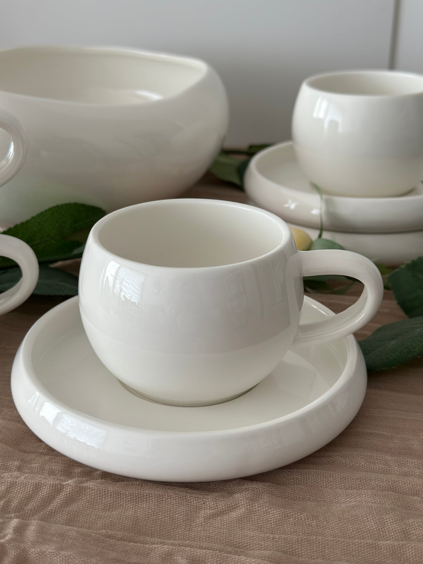 Chubby Kaffee Tassen Set für 6 Personen