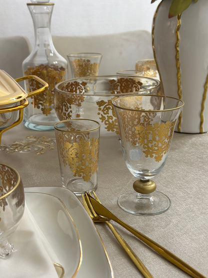 Amira – Elegante Marokkanische Teegläser aus Marokko, Handverziert & Traditionell