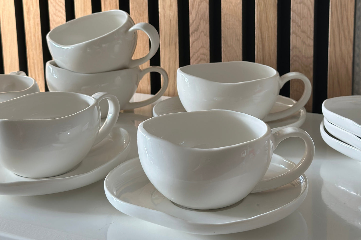 Barles Kaffeetassen Set für 6 Personen - 12 Teile