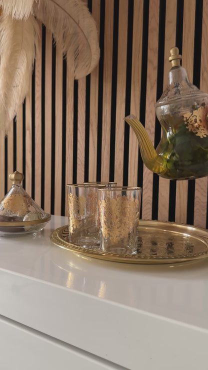 Amira - Marokkanische Teekanne, Handverziert